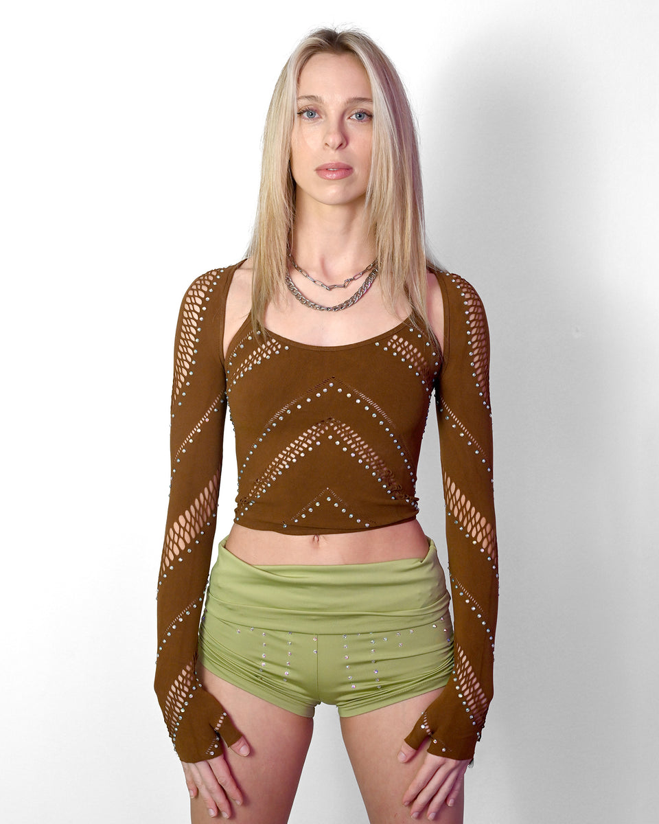 トップス Rest & Recreation RR BOLERO + HALTER TOP Rest&Recreation☆RR BOLERO HALTER TOP(3color) (Rest