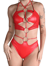 Cargar imagen en el visor de la galería, Red Rave Bodysuit
