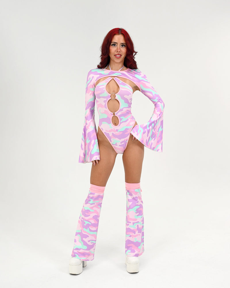 Cotton Candy Camo Bodysuit