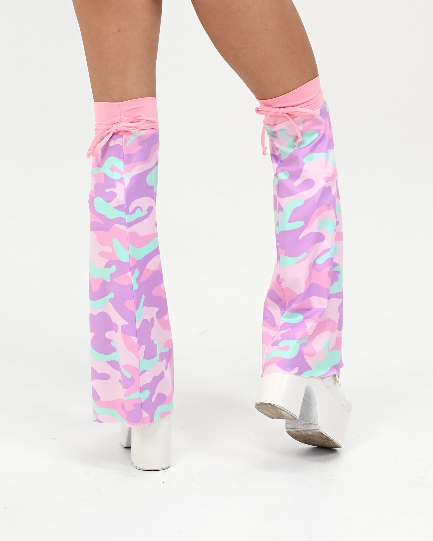Cotton Candy Camo Leg Warmers