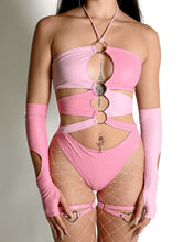 Load image into Gallery viewer, Pink Cutout Sleeves - SUSPEX Rave Outfits
