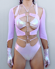 Load image into Gallery viewer, pink-rave-sleeves-accessory
