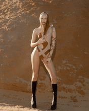 Load image into Gallery viewer, Sahara Sand Strappy Desert Bodysuit
