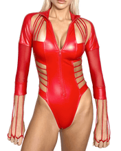 Load image into Gallery viewer, Venom Bodysuit Red
