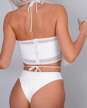 Load image into Gallery viewer, White Rave Bodysuit
